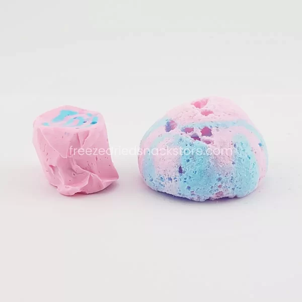 Cotton Candy Taffeez: Sweet, airy nostalgia in crunchy candy form, a taste of the carnival.