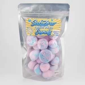 Cotton Candy Taffeez: Sweet, airy nostalgia in crunchy candy form, a taste of the carnival.