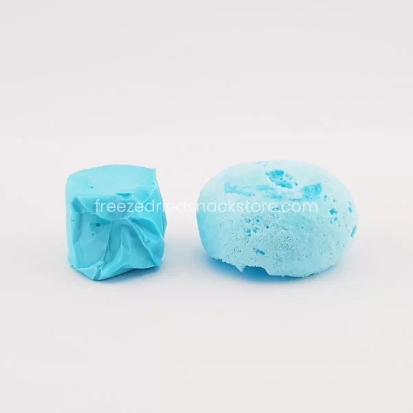 Blue Raspberry Taffeez: A vibrant, tangy burst of blue raspberry flavor in every crunchy candy bite.