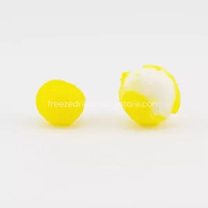 Bright Yellow Lemheadz Candy, A Mouth-Puckering Treat With Zesty Citrus Flavor.