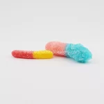 Sour Worm Gummeez - A Colorful And Chewy Assortment Of Sour Fruit-Flavored Gummy Worms, Perfect For Satisfying Your Sour Cravings.