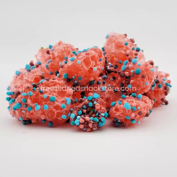 Cluster Puffz: Colorful, crunchy, and airy candy clusters, a playful explosion of sweet and tart flavors.