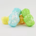 Marshmallow Sour Kidz: A Playful Mix Of Tart And Sweet Marshmallow Candies In Vibrant Colors, Perfect For Snacking.