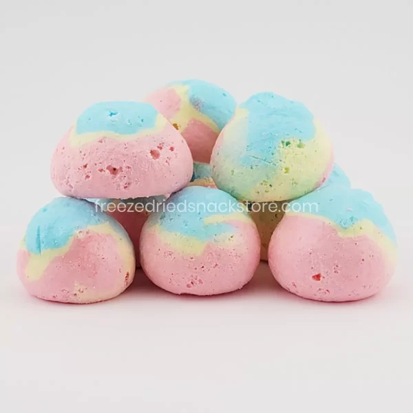 Fruity Cereal Taffeez: Crunchy, sweet, and colorful taffy candies inspired by your favorite fruity cereal.