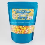 Candy Cornz Is A Crunchy And Sweet Freeze-Dried Tri-Colored Treat That Melts In Your Mouth. Perfect For Snacking Or Topping Your Favorite Desserts!